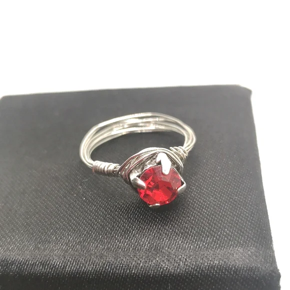 Handmade wire wrap ring 🔥🧱 - Picture 4 of 5